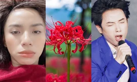 Trúc Nhân, Ngọc Phước khiến fan cười rớt hàm khi đu trend "hoa bỉ ngạn"