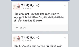 Bùng nổ học hộ, thi hộ và... ốm hộ
