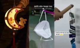"Cái khó ló cái khôn" với 1001 cách làm đèn lồng Trung Thu sáng tạo của hội Gen Z