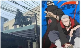 Khoảnh khắc 2 chiến sĩ cứu trợ miền Trung giữa trời mưa bão: "Naruto" đời thực siêu ngầu!