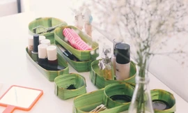 Làm giàu không khó: Lá chuối làm khay đựng mỹ phẩm ở Hàn Quốc có giá cực chát!