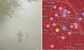 Hà Nội ô nhiễm nhất thế giới, có khu vực chất lượng không khí đạt mức nguy hiểm