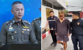 Nghi phạm cầm đầu các nhóm lừa đảo qua điện thoại bị cảnh sát bắt ở Bangkok