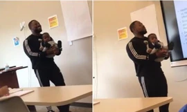 Giảng viên từ chối cho nữ sinh viên nghỉ học để trông con nhỏ, nhưng lại được khen hết lời