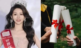 Một hoa hậu Trung Quốc bị phát hiện dùng bằng đại học giả, sửa cả bằng Thạc sĩ