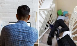 Nhân viên trượt ngã khi đi từ giường tới bàn làm việc ở nhà, tòa án bắt công ty bồi thường