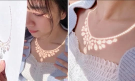 Chàng trai làm “dây chuyền ánh sáng” tặng người yêu, ai nhìn cũng ngưỡng mộ