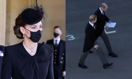 An lòng Hoàng thân Philip: Bộ ba Hoàng gia tái hợp, Kate giúp William và Harry trò chuyện