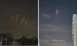 Những cột sáng trên bầu trời ở Quy Nhơn là gì, báo hiệu điều gì về thời tiết? 
