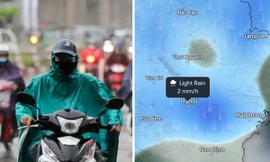Miền Bắc sắp đón gió Đông Bắc cùng mưa to, Hà Nội có thể mưa từ chiều tối nay