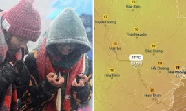 Miền Bắc đón Noel và Tết Dương lịch trong mưa rét, nhiệt độ Hà Nội thế nào?