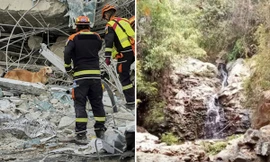 Ngọn thác cạn khô ở Thái Lan bỗng có nước chảy sau động đất, lý do có thể là gì?