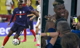 Chỉ vì chạy lên khán đài để tặng áo, ngôi sao Paul Pogba của đội Pháp có thể bị UEFA phạt