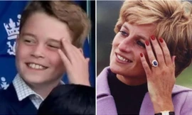 Vô tình chụp được ảnh Hoàng tử George trông giống Công nương Diana đến ngỡ ngàng