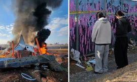 49 ngày sau vụ máy bay Jeju Air gặp nạn, một người mẹ vẫn đợi ở hiện trường