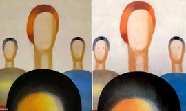 Bác bảo vệ vẽ thêm mắt cho 2 nhân vật trong tranh, ai ngờ làm hỏng tác phẩm hơn 22 tỷ đồng