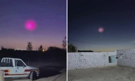 Xuất hiện quả cầu màu hồng khổng lồ trên bầu trời Ai Cập, là hiện tượng gì?