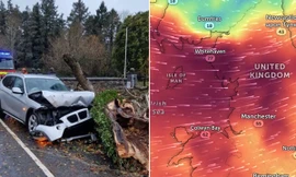 Video máy bay chao đảo khi bão Debi đổ bộ, là "cơn bão dữ dội nhất tính đến giờ”