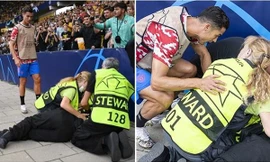 Tung cú sút khiến nhân viên sân bóng nằm gục, Cristiano Ronaldo có cách xin lỗi tuyệt vời