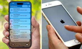 Người dùng iPhone có thể mất tài khoản khi nhận thông báo đặt lại mật khẩu Apple ID