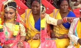 Cô dâu nổi nóng chỉ thẳng mặt, đánh chú rể trong lễ cưới, vì sao cư dân mạng còn khen?