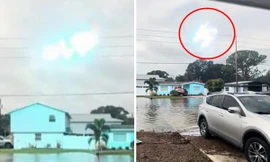 Hai quả cầu lửa "chạy" trên đường dây điện, được giải thích là hiện tượng gì?