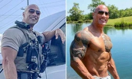 Đến diễn viên The Rock cũng phải sững sờ khi biết có người lại giống mình đến mức này