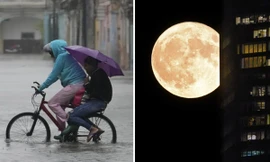 Bão Idalia ở Mỹ kết hợp với Siêu Trăng xanh hiếm gặp có nguy cơ gây ra "Thủy Triều Vua"