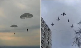 Hình ảnh “những người nhảy dù xuống Ukraine” được xem gần 27 triệu lượt: Sự thật là gì?