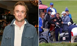 "Malfoy" Tom Felton lần đầu xuất hiện sau lần ngã gục ở sân golf, ngoại hình khá bơ phờ