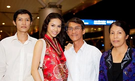 Á hậu Hoàng My đã có mặt tại Brazil