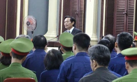 Ông Phan Trung Hoài sáng nay tại phiên tòa TP.HCM. ảnh: Tân Châu