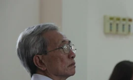 Ông Nguyễn Khắc Thủy tại phiên tòa phúc thẩm. Ảnh: VT