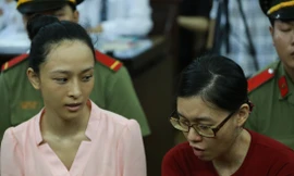 Hoa hậu Phương Nga tại phiên tòa trước đây. Ảnh: Tân Châu 