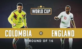 [Infographics] Colombia vs Anh: Tấm vé cuối cùng