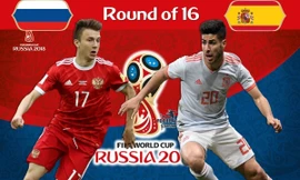 [Infographics] Tây Ban Nha vs Nga: 'Gấu Nga' thách thức 'Bò tót'