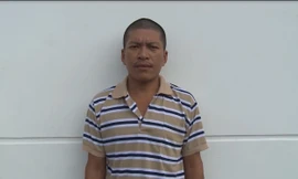 Huỳnh Hữu Đức tại cơ quan công an