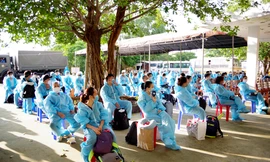 Đón 117 công dân Việt Nam từ Singapore về nước