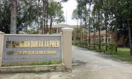 UBND xã Xà Phiên nơi ông Hận công tác.