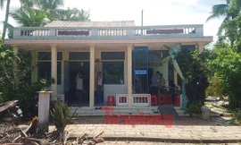 Căn nhà xảy ra vụ án. Ảnh Nhật Huy