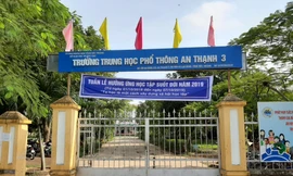 Trường THPT An Thạnh 3, huyện Cù Lao Dung, tỉnh Sóc Trăng.