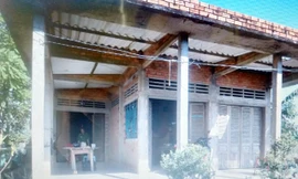 Căn nhà nơi xảy ra vụ việc. Ảnh A.T