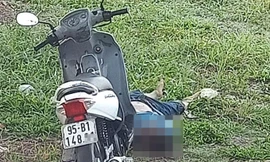 Hiện trường nơi phát hiện thi thể nam thanh niên