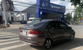 Chiếc xe gây tai nạn.