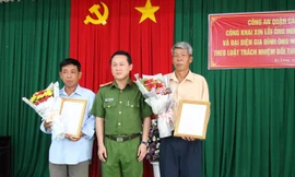 Công an tổ chức xin lỗi, bồi thường vụ án oan sai kéo dài hơn 20 năm