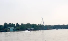 Tìm thấy thi thể đại uý công an trong vụ lật ca nô trên sông Hậu