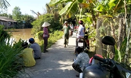 Kinh hãi phát hiện thi thể phân huỷ trôi trên sông Bảo Định