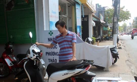 Xe tay ga có gắn chìa khóa thông minh bị chết máy khi đi qua đoạn từ số 94 - 130 (đường Lý Thường Kiệt, TP Mỹ Tho, Tiền Giang) 