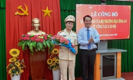 Một trưởng phòng Bộ Công an làm Phó Giám đốc Công an Vĩnh Long