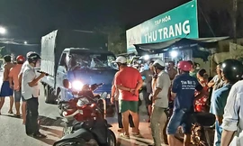 Điều tra nhóm thanh niên chặn đầu đập phá xe tải ở Tiền Giang